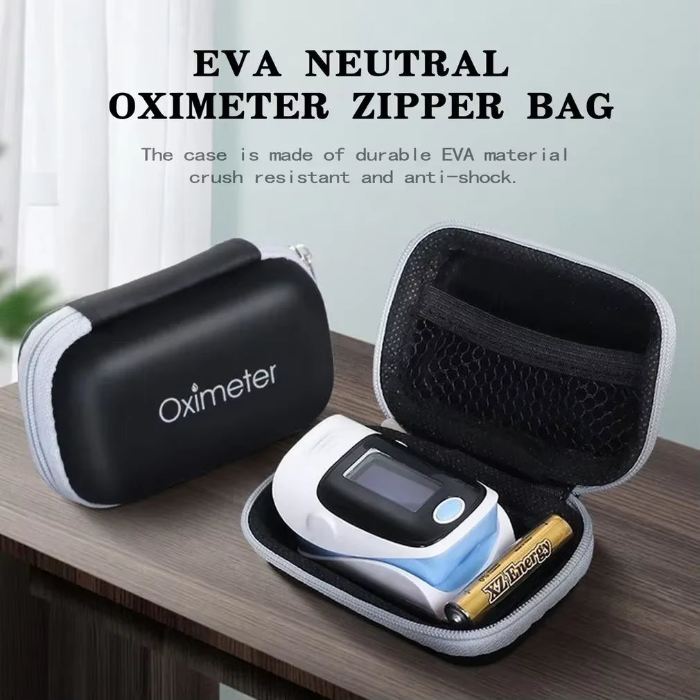 JUSTLANG Storage Box for Oximeter Reasonable Layout of Tool Bag Pouch Bags to Pack Products Travel Essentials Kit Protective Bag