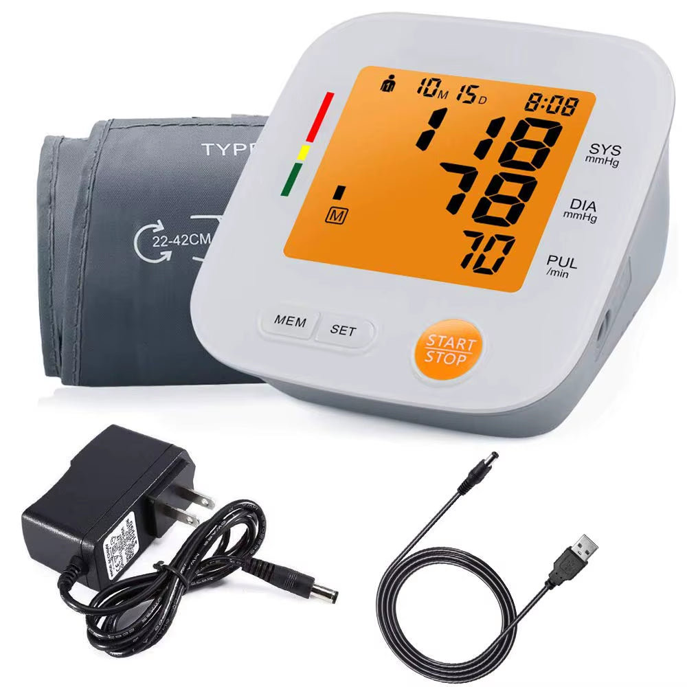 Hot Sale Upper Arm Blood Pressure Monitor Cheap Price Household Medical Device Voice